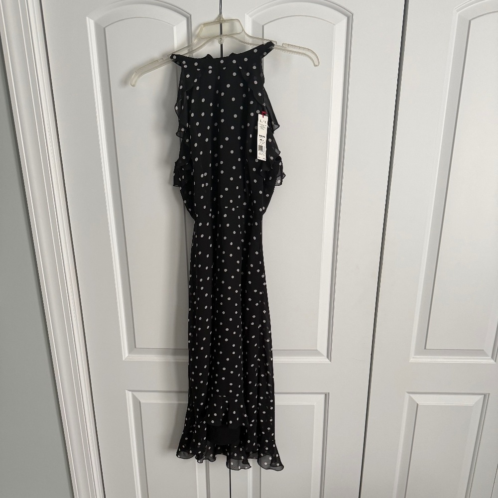 NWT Elle Polka Dot Halter Dress